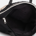 Geometric Design Structured Shoulder Bag with Tasselled Detail